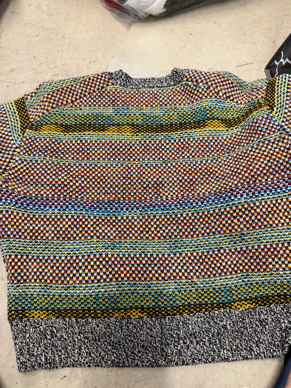 rag & bone Multicolor Striped Knit Crewneck Sweater - Picture 3 of 3
